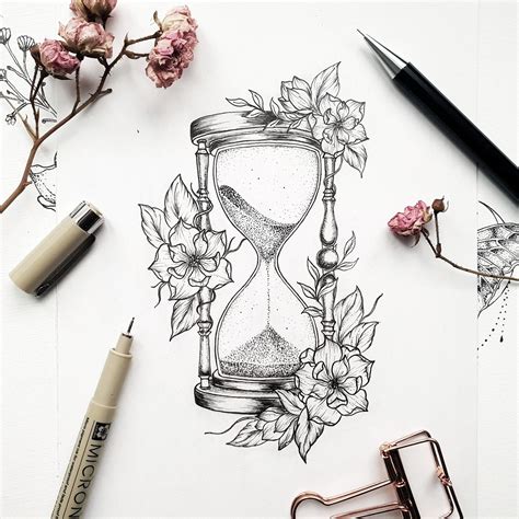 hourglass tattoos for men|hourglass tattoo flash art stencil.